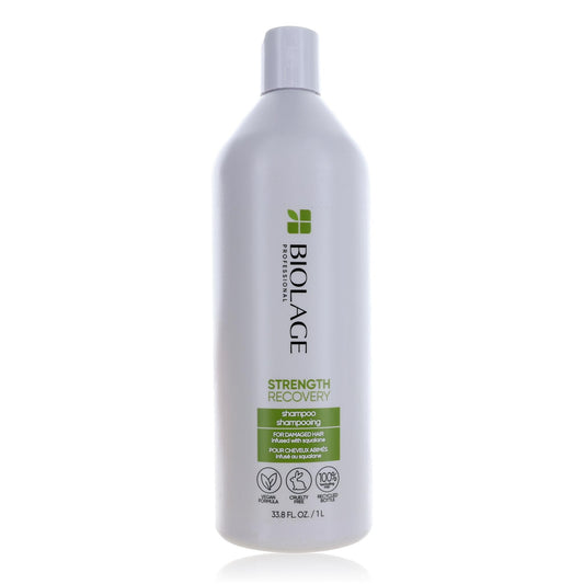 Biolage Strength Recovery Shampoo by Biolage 1 Liter Shampoo for Damaged Hair