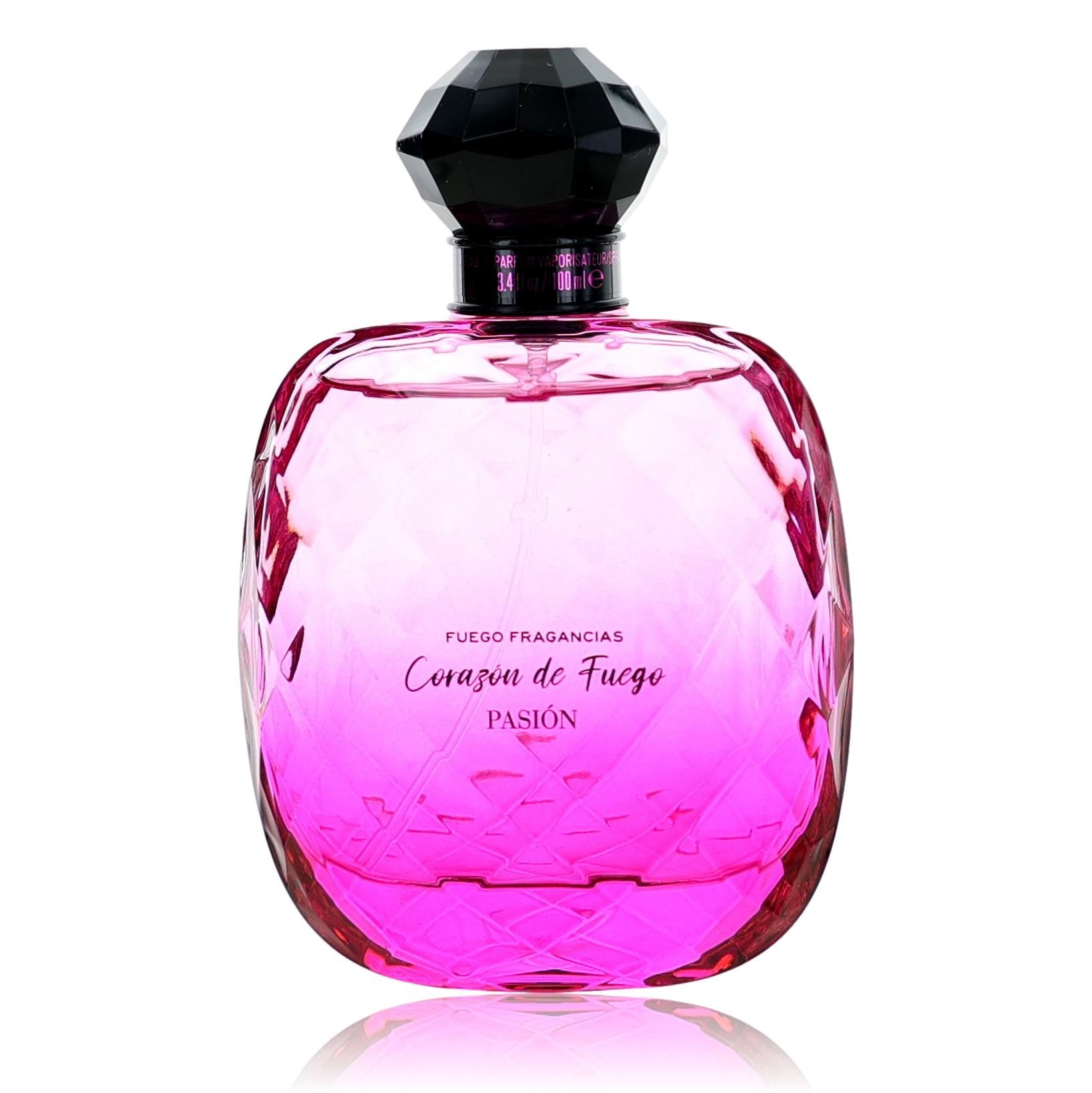 Corazon De Fuego Pasion by Fuego Fragancias 3.4 oz Eau de Parfum Spray Perfume for Women Unboxed