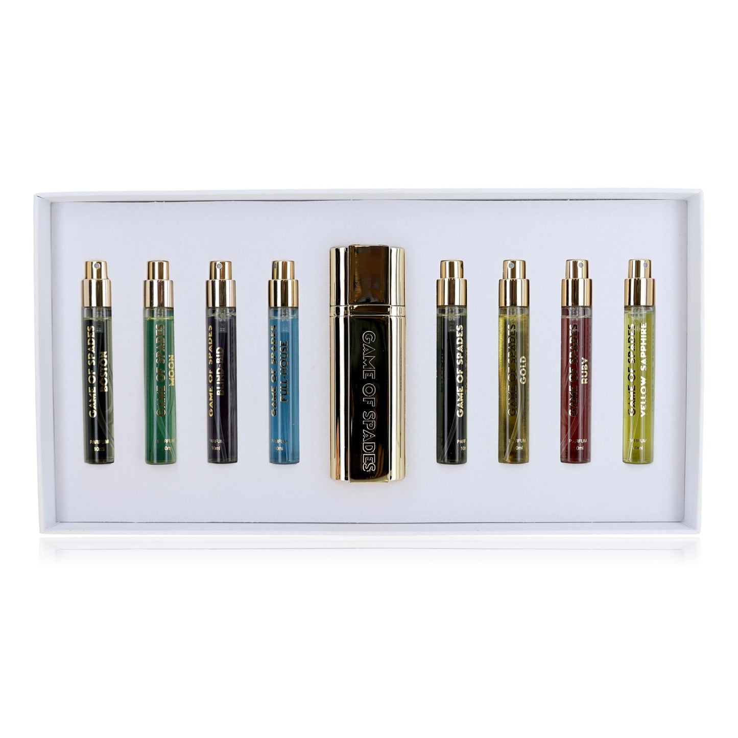 Game of Spades by Jo Milano 9 Piece Coffret Set for Unisex - White