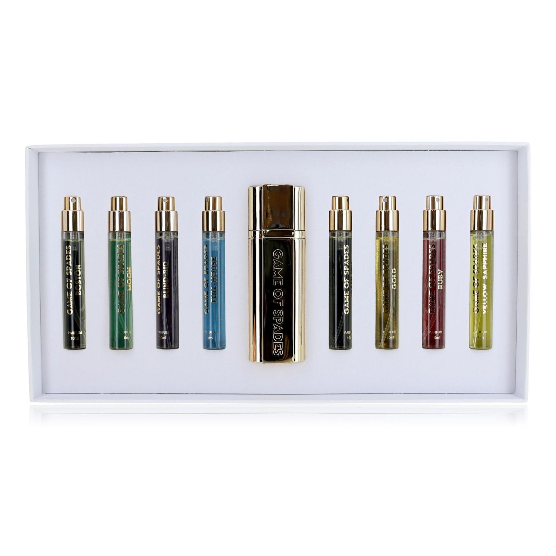 Game of Spades by Jo Milano 9 Piece Coffret Set for Unisex - White