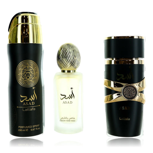Asad by Lattafa 3 Piece Gift Set for Men
