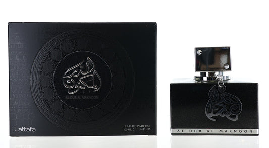 Al Dur Al Maknoon Silver by Lattafa 3.4 oz Eau de Parfum Spray for