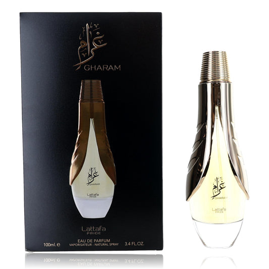 Gharam by Lattafa 3.4 oz Eau de Parfum Spray Perfume for Unisex