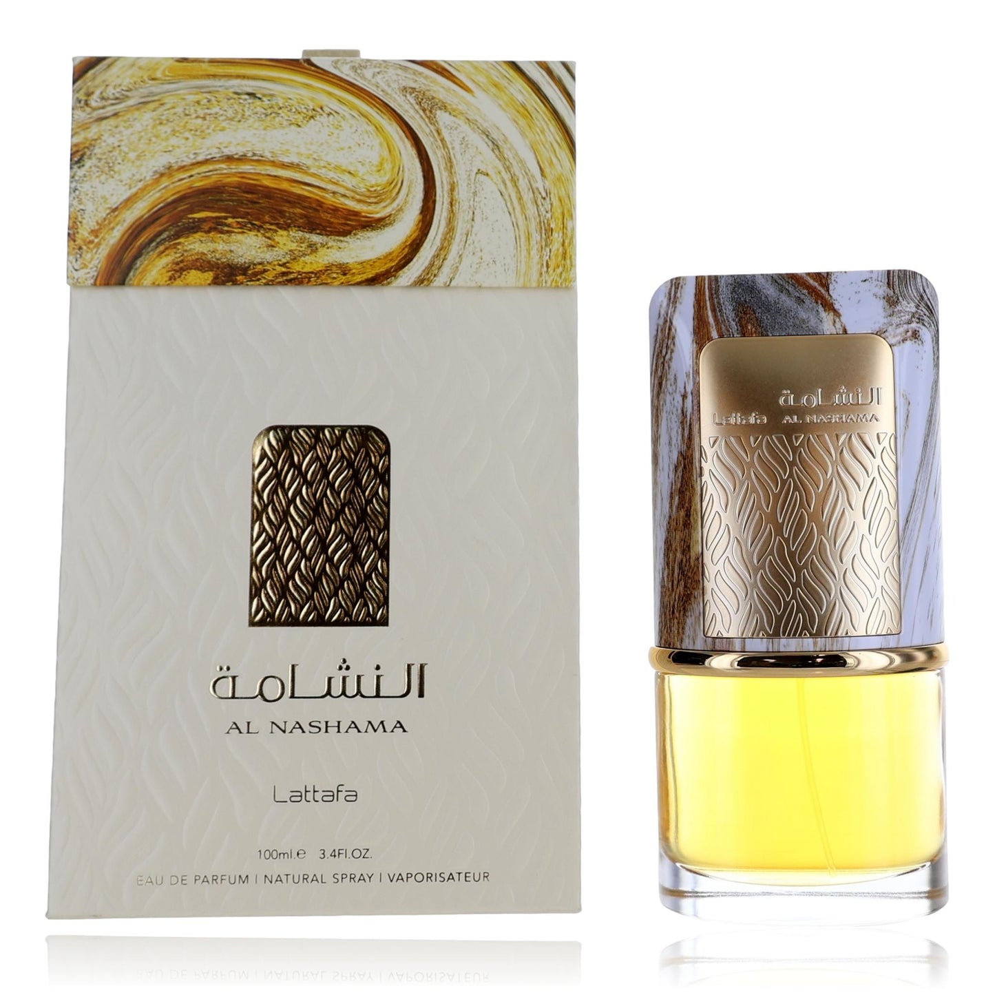 Al Nashama by Lattafa 3.4 oz Eau de Parfum Spray Perfume for Unisex