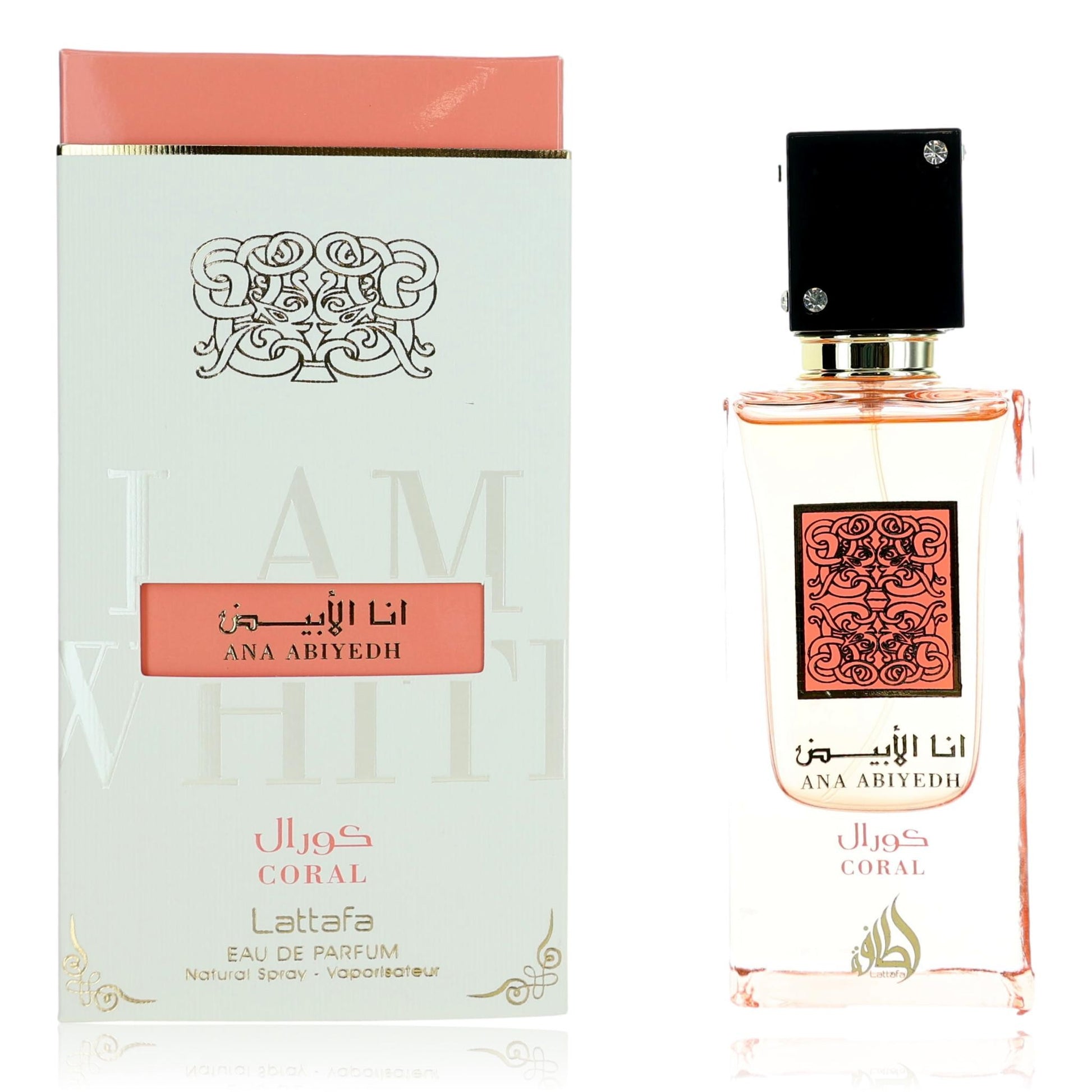 Ana Abiyedh Coral by Lattafa 2 oz Eau de Parfum Spray Perfume for Unisex