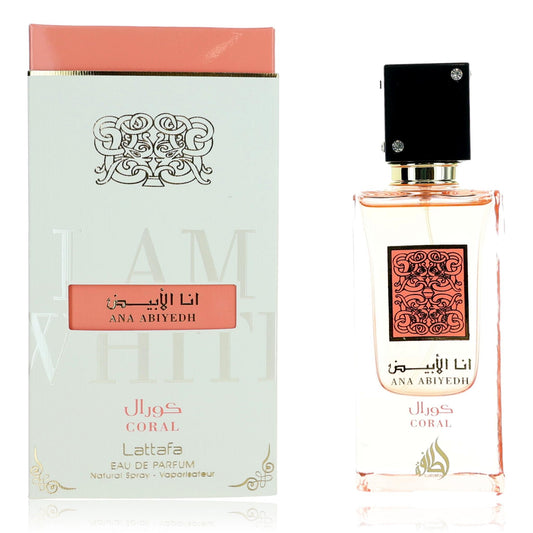 Ana Abiyedh Coral by Lattafa 2 oz Eau de Parfum Spray Perfume for Unisex
