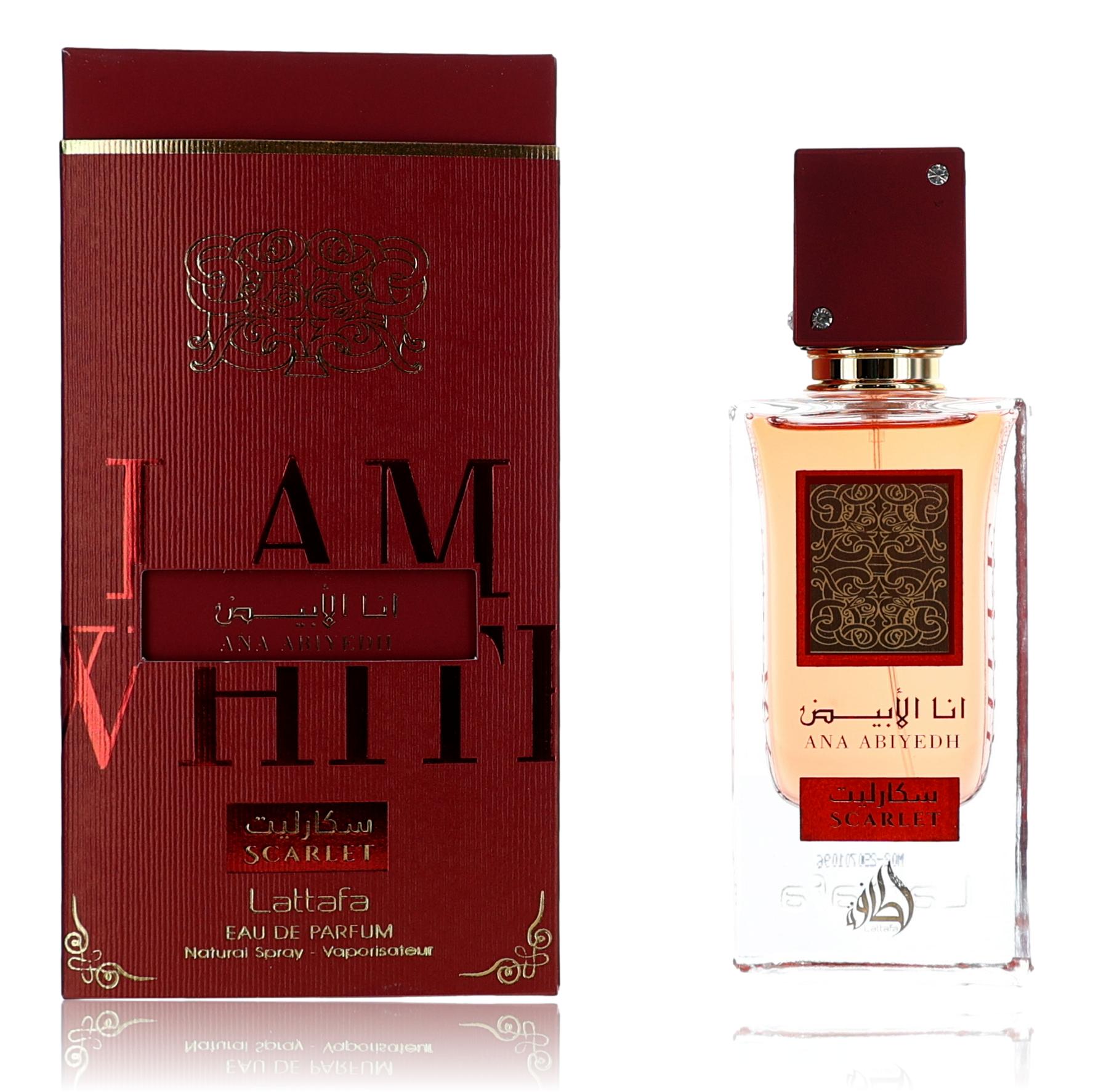 Ana Abiyedh Scarlet by Lattafa 2.04 oz Eau de Parfum Spray Perfume for Women