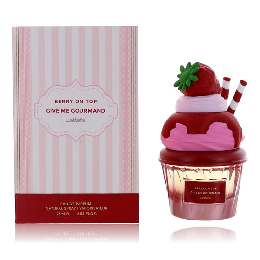 Berry On Top Give Me Gourmand by Lattafa 2.53 oz Eau de Parfum Spray Perfume for Women