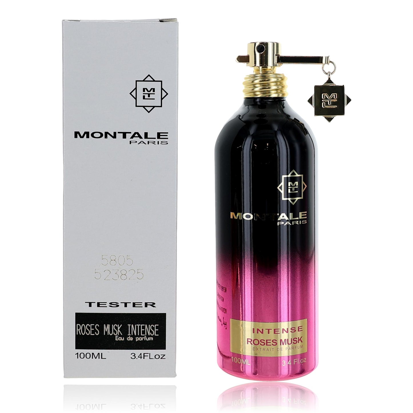 Montale Roses Musk Intense by Montale 3.4 oz Eau de Parfum Spray Perfume for Women TESTER
