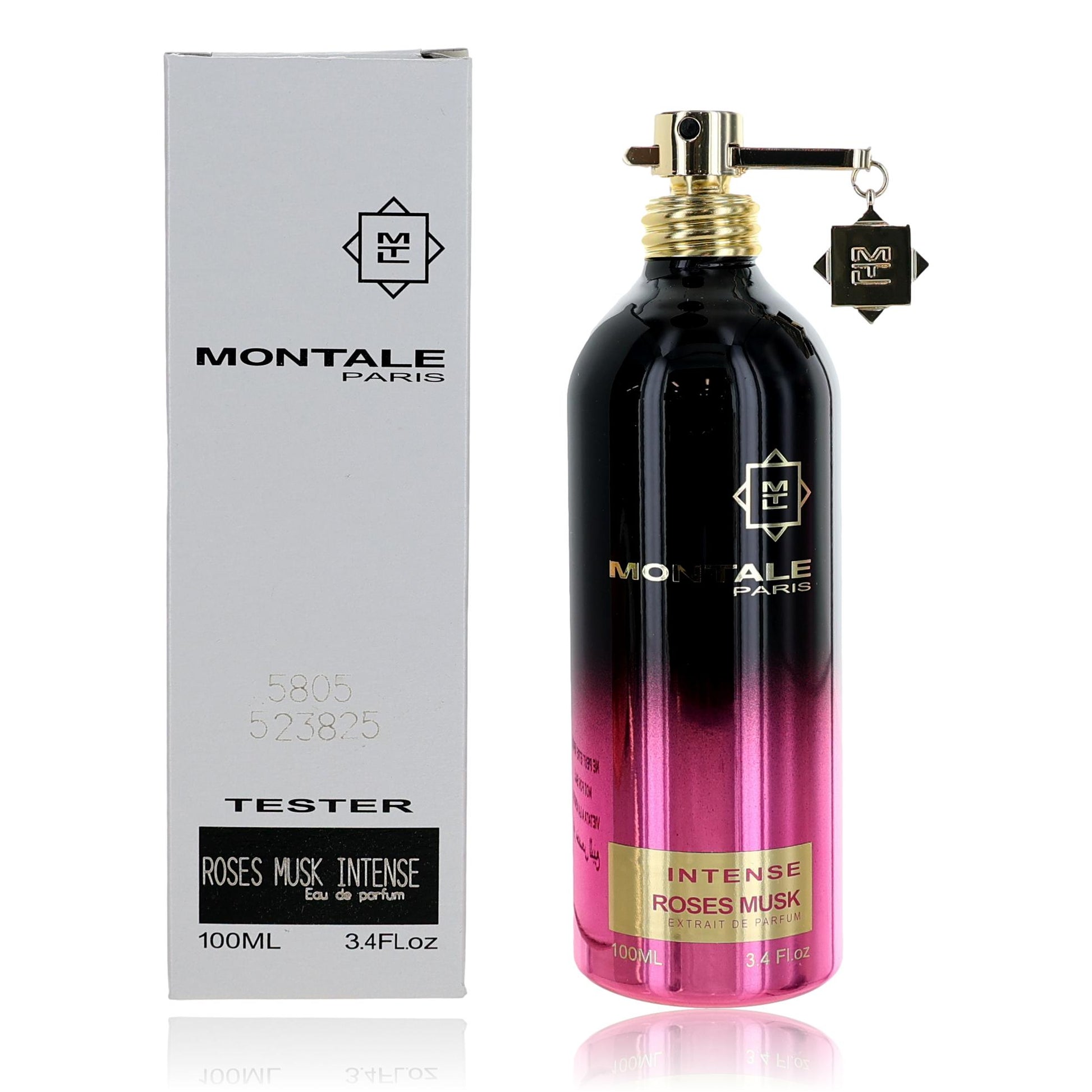 Montale Roses Musk Intense by Montale 3.4 oz Eau de Parfum Spray Perfume for Women TESTER