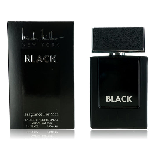 Nicole Miller Black by Nicole Miller 3.4 oz Eau de Toilette Spray Cologne for Men