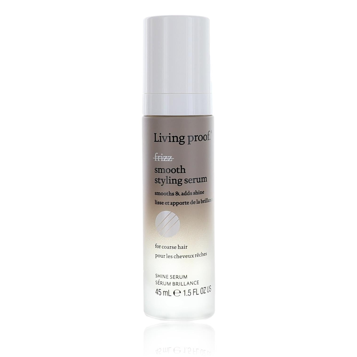 Living Proof No Frizz Smooth Styling Serum 1.5 oz Hair Shine Serum
