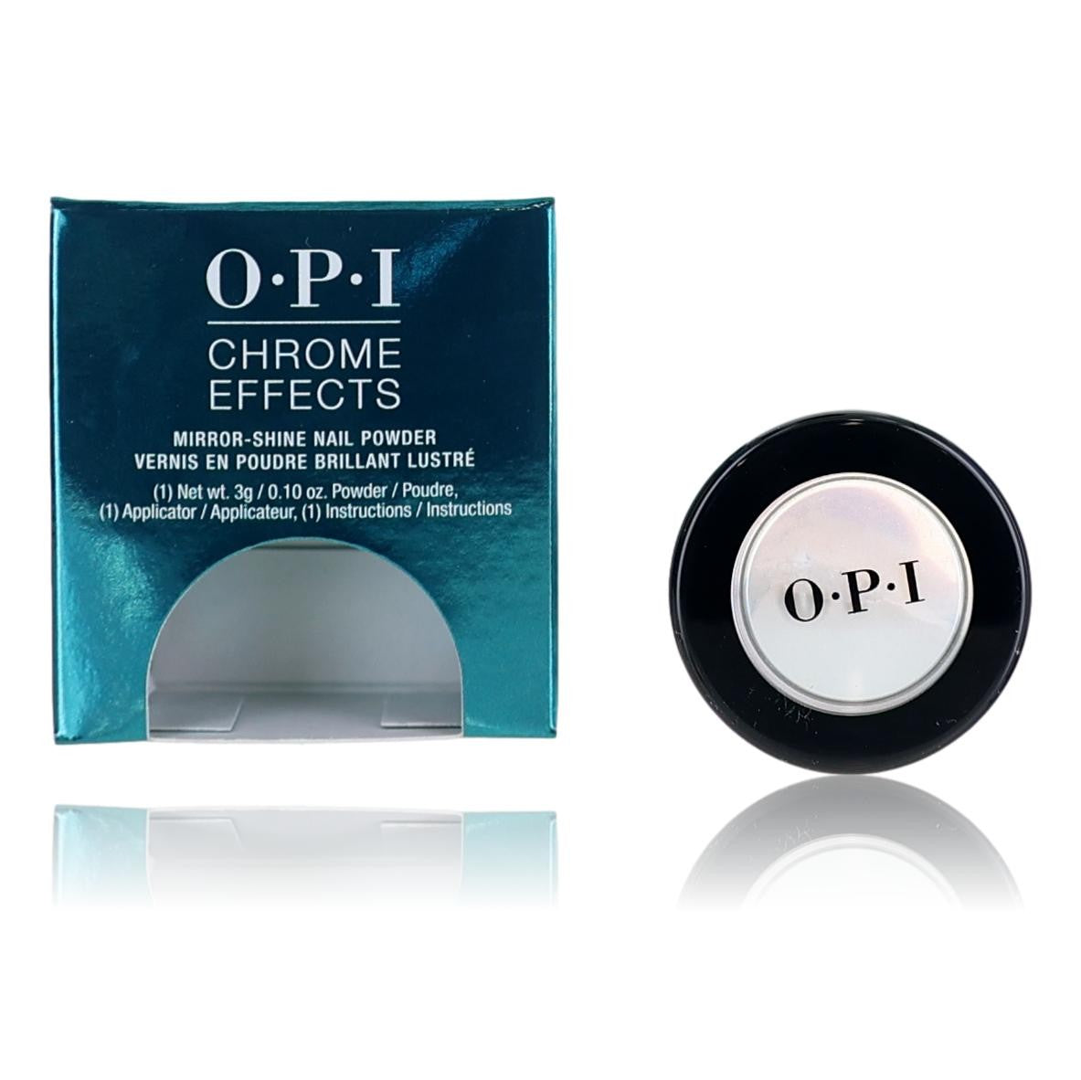 OPI Chrome Effects by OPI 0.10 oz Nail Powder- Blue "Plate" Special
