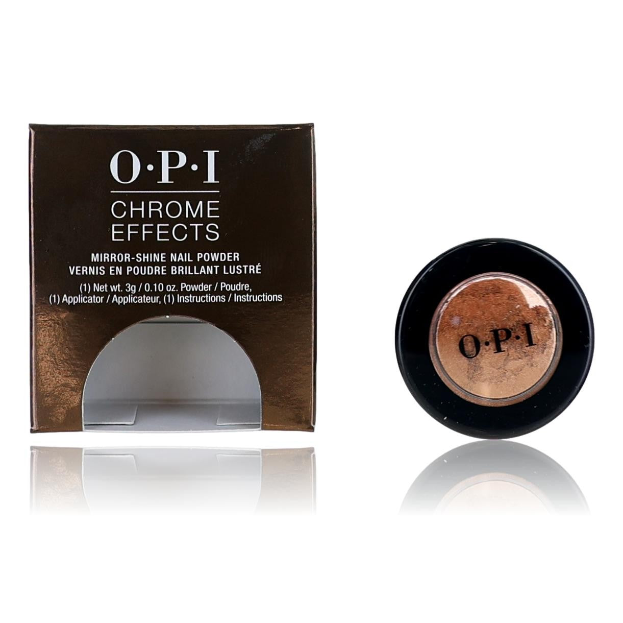 OPI Chrome Effects by OPI 0.10 oz Nail Powder- Bronzed by the Sun