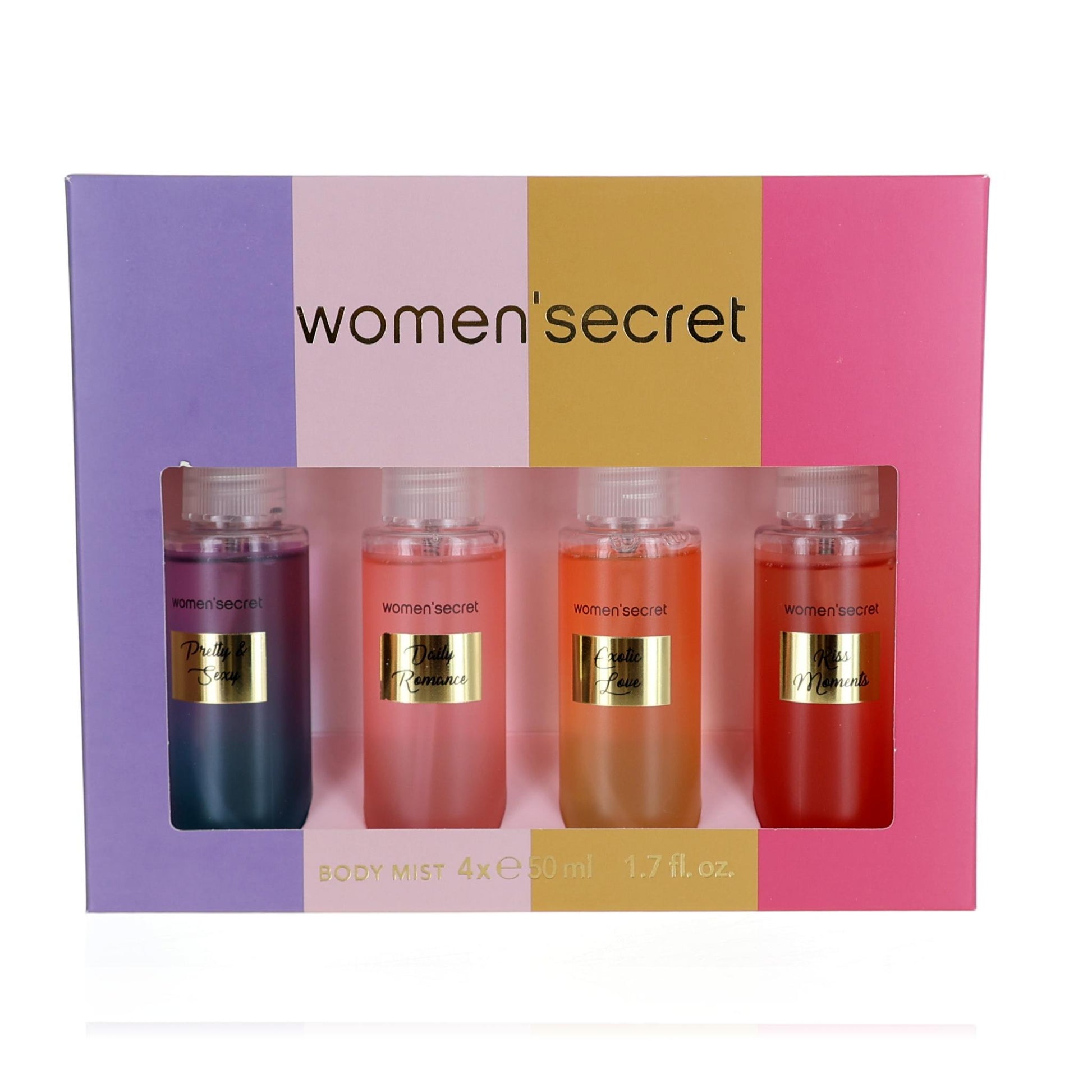 Women Secret by Women Secret 4 Piece Body Mist Set for Women 