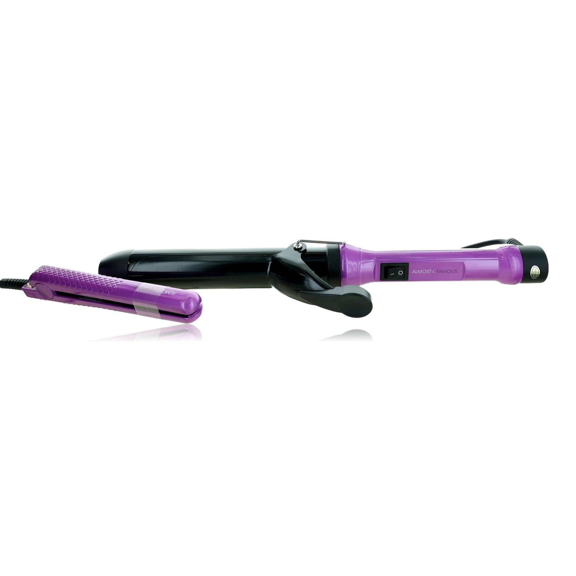 Mermaid Waves 2-Piece Set With Curling Wand & Mini To-Go - Paradox Purple
