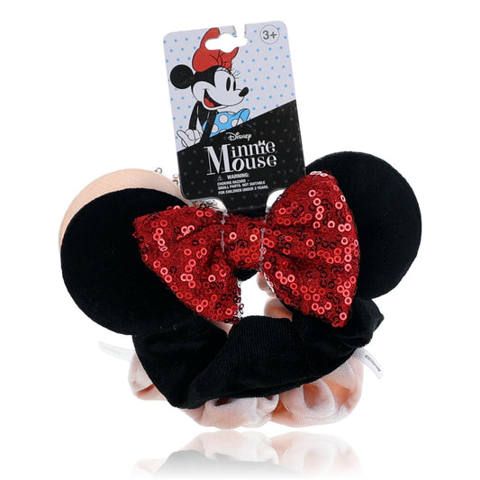 Minnie Mouse Hair Scrunchies by Disney 2 Pack for Kids