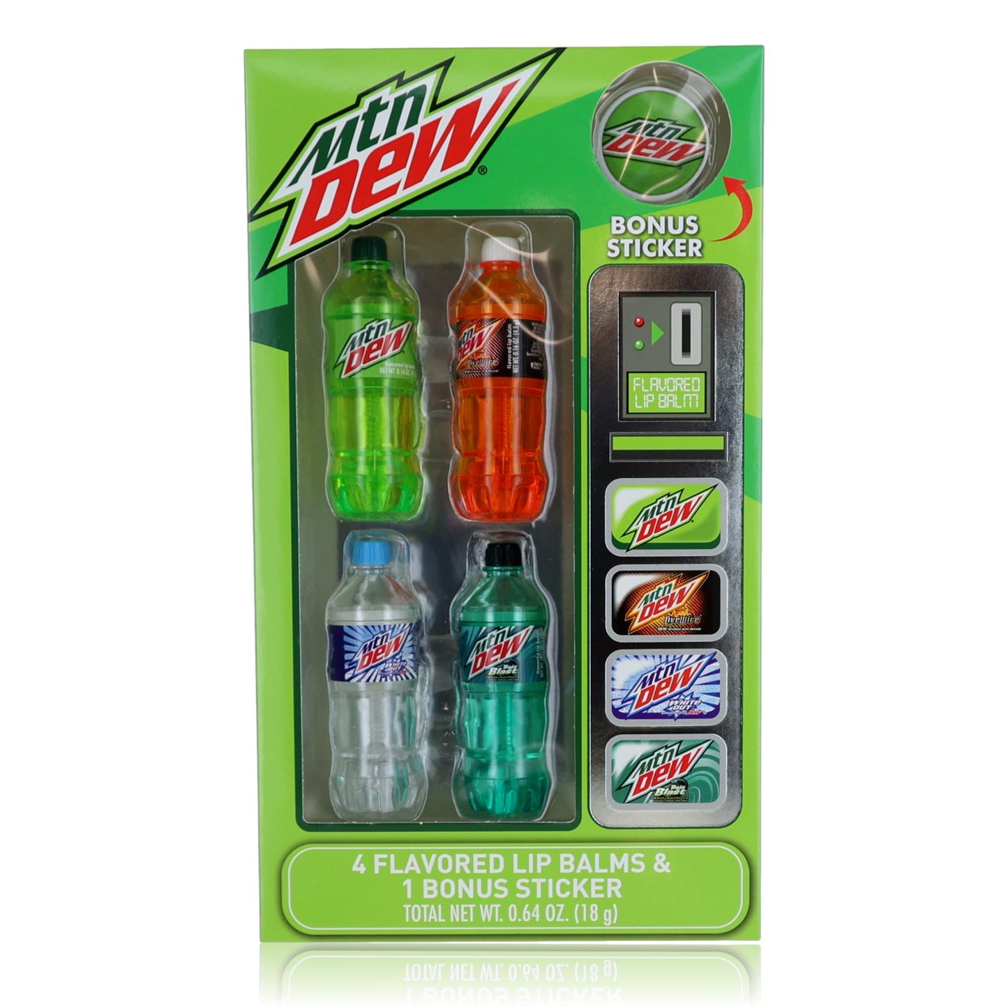 Mountain Dew Lip Balms by Mountain Dew 4 Pack for Kids