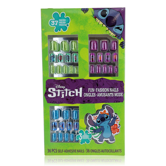 Stitch Press-On Nails by Disney 37 Piece Set for Kids