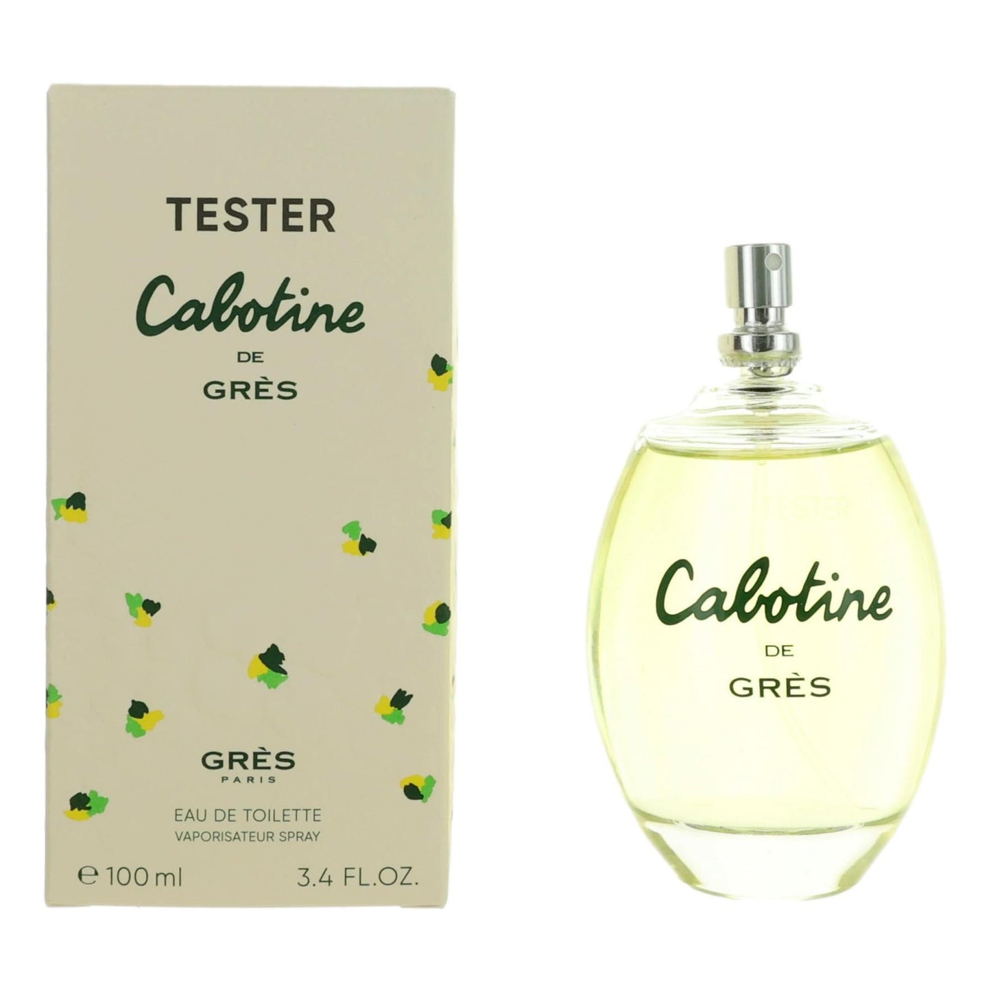 Cabotine by Parfums Gres 3.4 oz Eau de Toilette Spray Perfume for Women Tester 